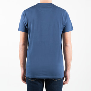 T-shirt badge con stampa centrale