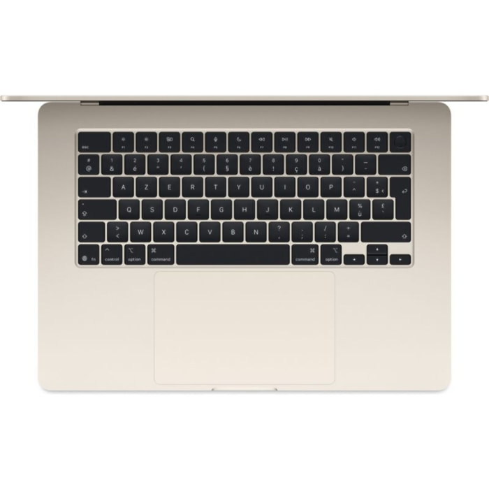 Ordinateur Apple MACBOOK Air 15" Puce M5 CPU 10 / GPU 10 coeurs Mémoire RAM 16Go Stockage 1To SSD Lumière stellaire