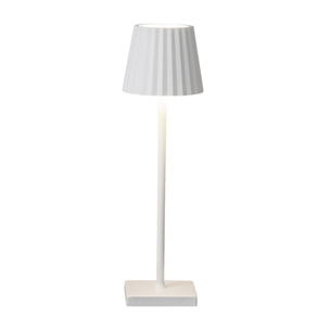 Lampada Led Da Tavolo Controllo Touch Ricaricabile Senza Fili Modello Atmosphere Bianco