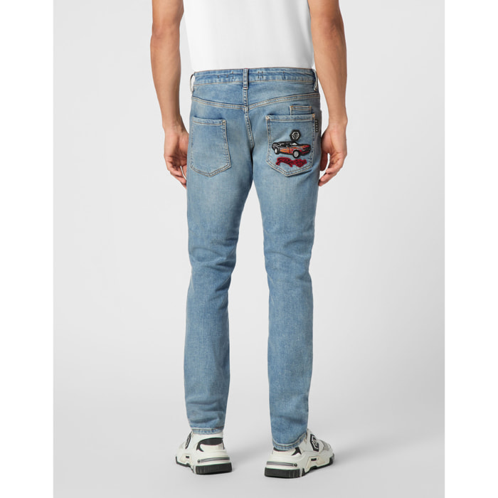 PHILIPP PLEIN Jeans Straight Cut RACING