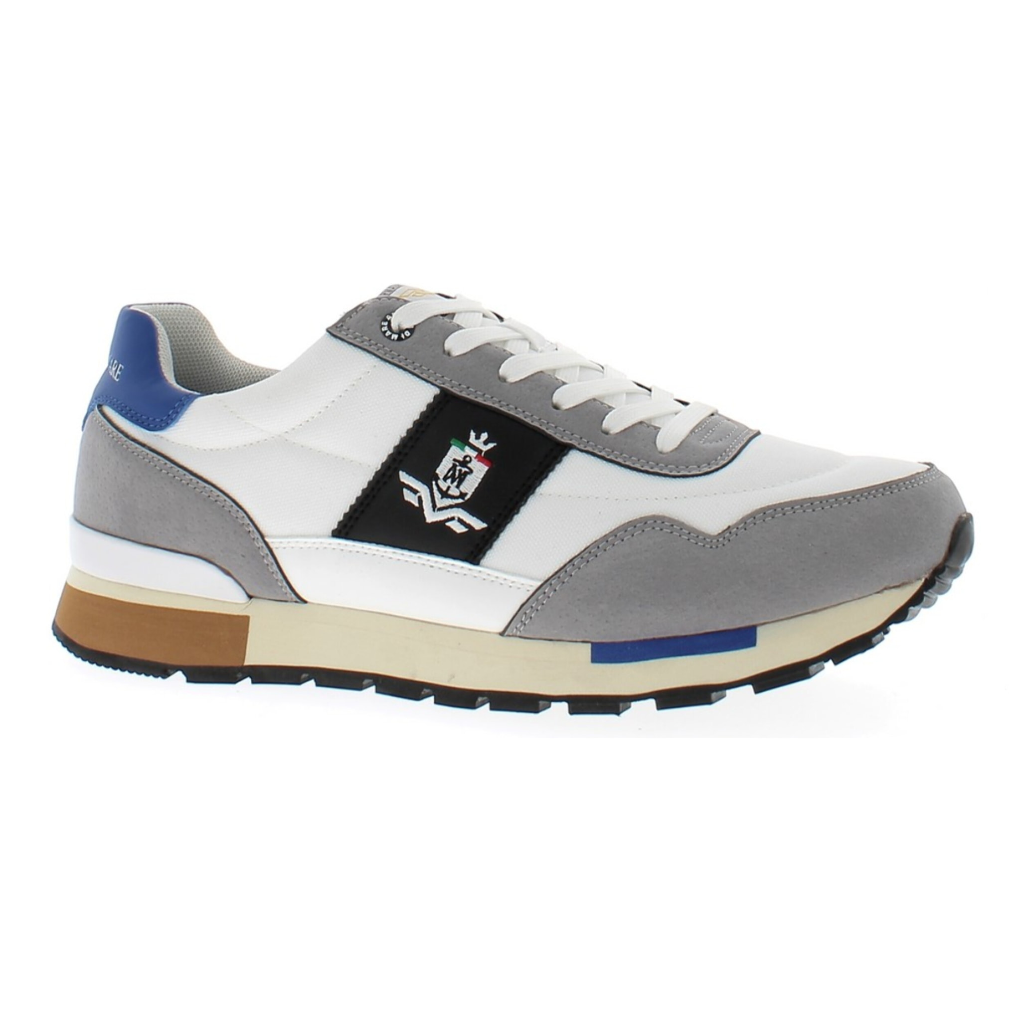 Armata di Mare Scarpe Uomo Sneakers Vintage Running con Soletta Rimovibile in Memory Foam AMU S25N715 Off White