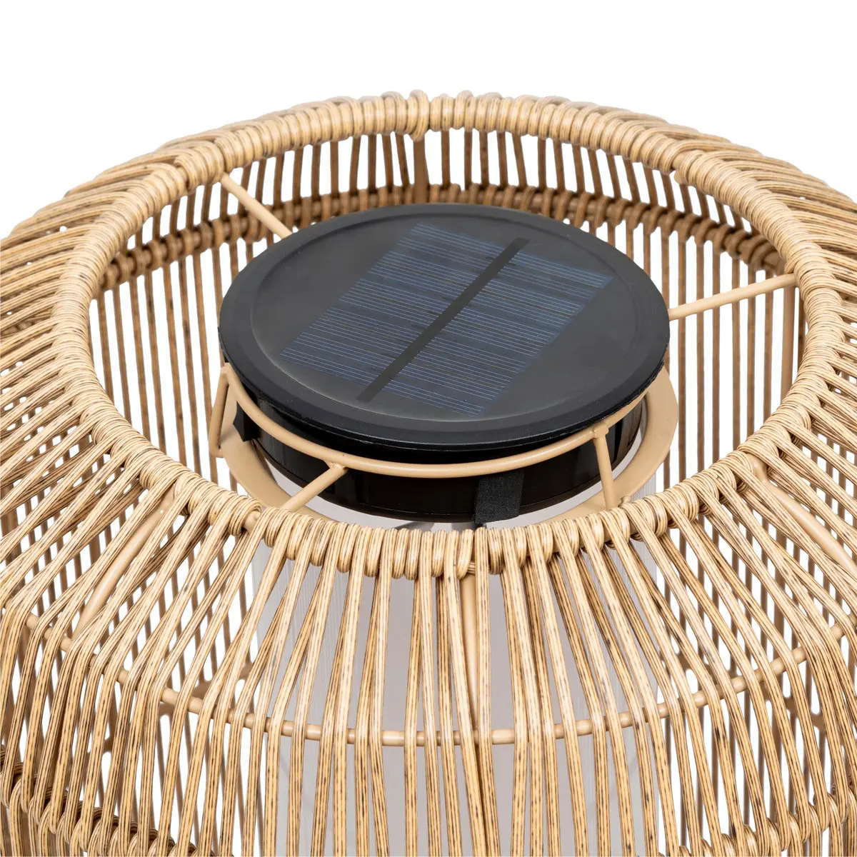 Lampadaire d'extérieur solaire "Loise" beige H78cm