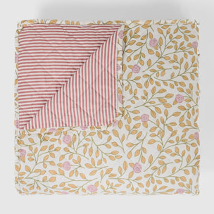 Colcha bouti zenit ocre/rosette