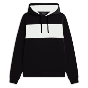 Felpa Uomo Regular fit con Cappuccio e Design Color Block
