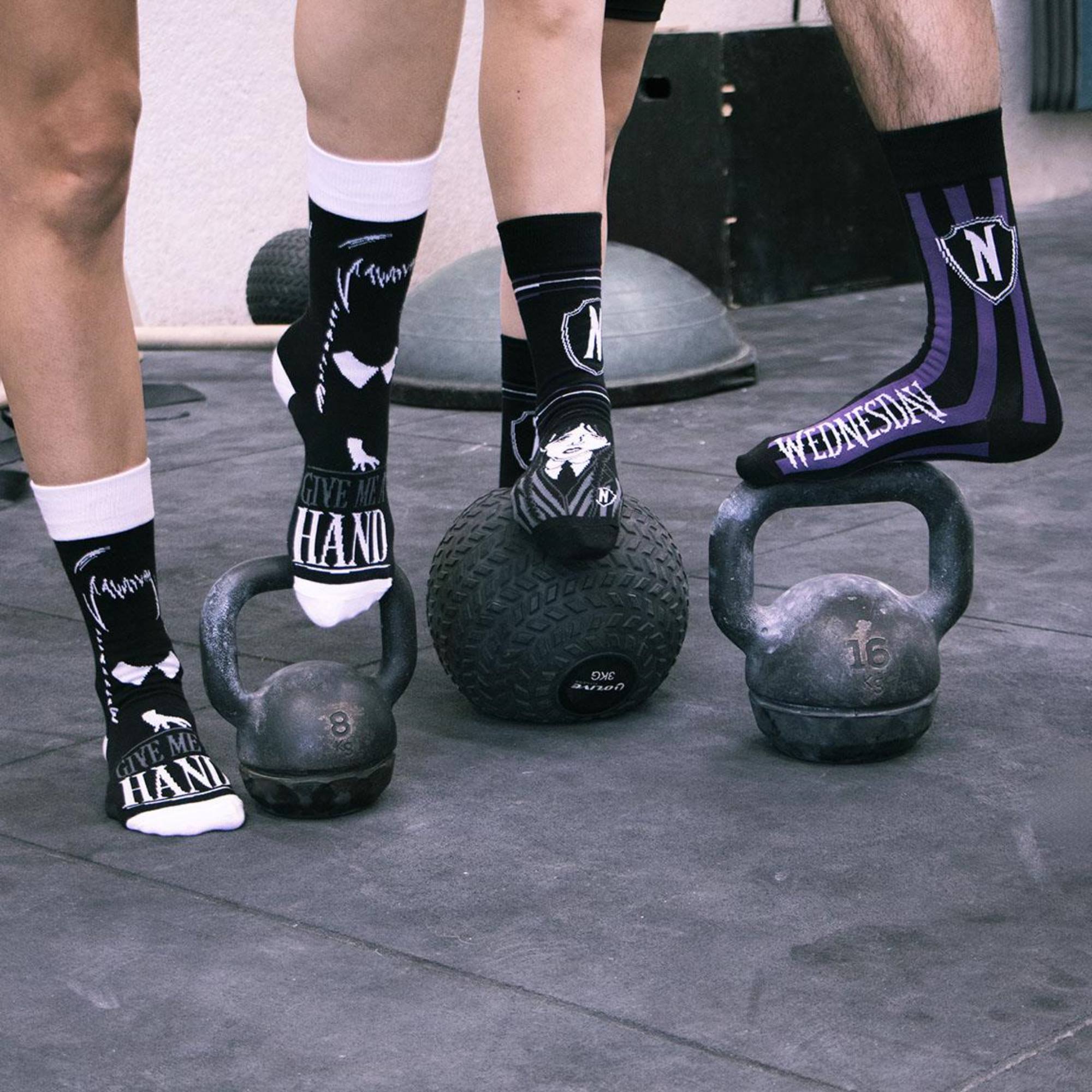 Pack de 3 calcetines diseño wednesday