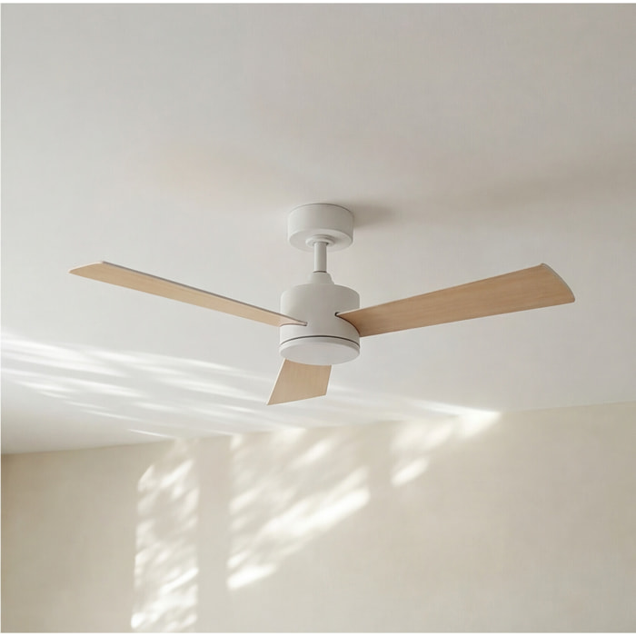 Forlight - Ventilador Marinada Acero Blanco