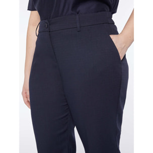 Fiorella Rubino - Pantaloni cropped eleganti - Blu