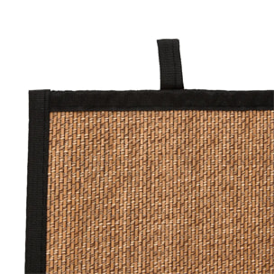 Tapis de bain texturé Stemy 50x80cm noir