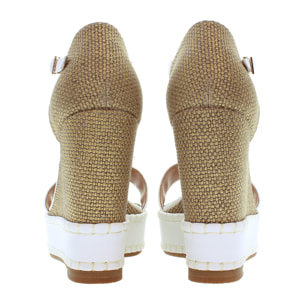 U.S. Polo Assn. - Sandali AYLIN025W/5YC1 in canvas per donna