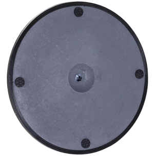Pied de parasol rond base de lestage parasol Ø 45 x 36H cm poids net 20 Kg ciment PVC gris noir