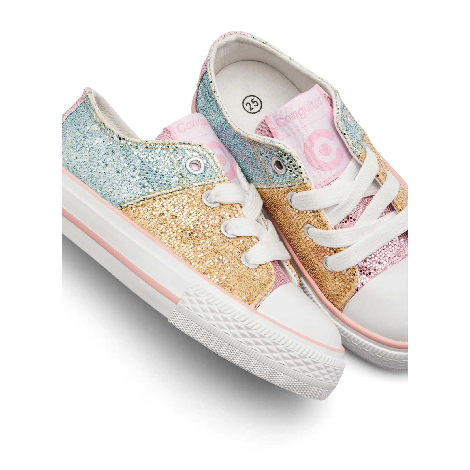 Zapatillas Bajas Niña Glitter Multicolor