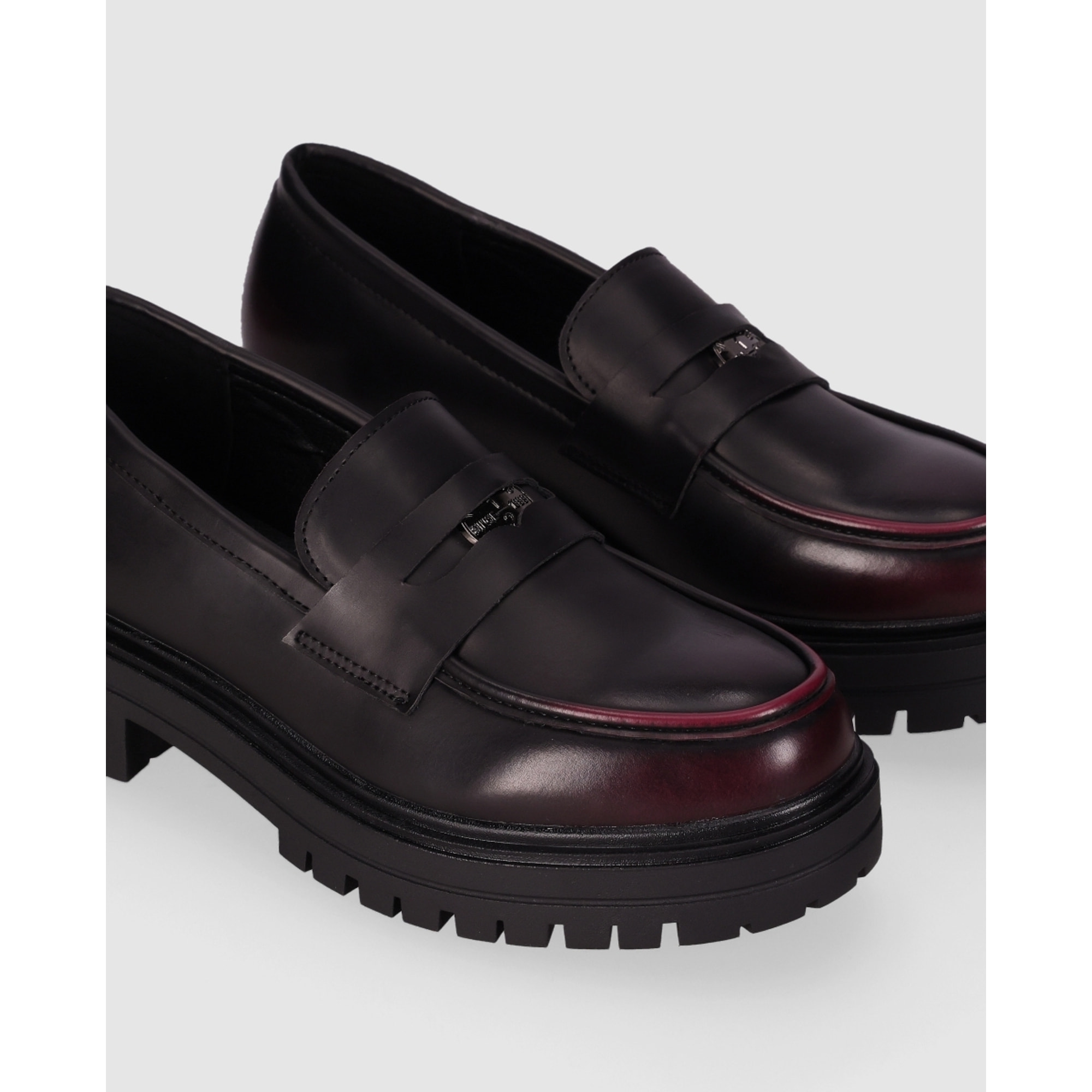 Zapatos - Vino - Tacón: Bajo