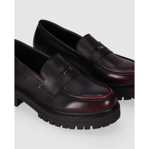 Zapatos - Vino - Tacón: Bajo