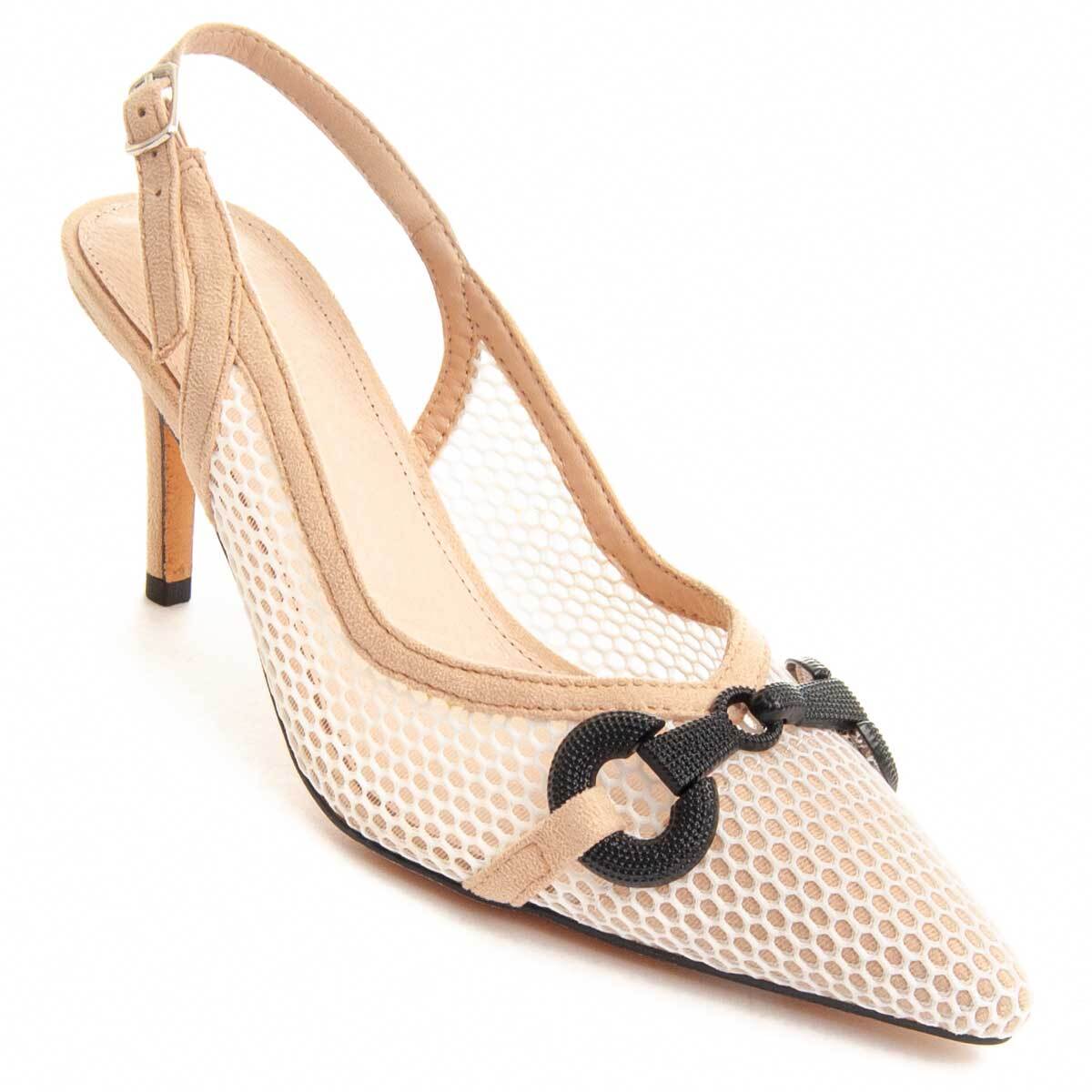 Zapatos de Tacón - Beige - Altura: 6 cm