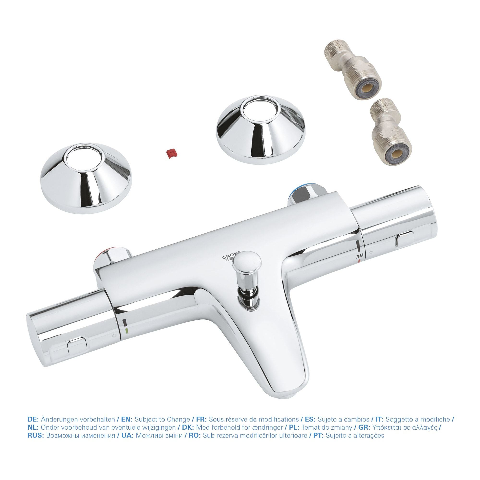 GROHE Precision Start Mitigeur thermostatique Bain Douche 1/2 Chromé 34598000