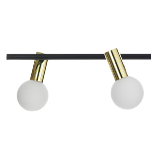 Suspension Tomasucci PARTY, en acier et verre, blanc