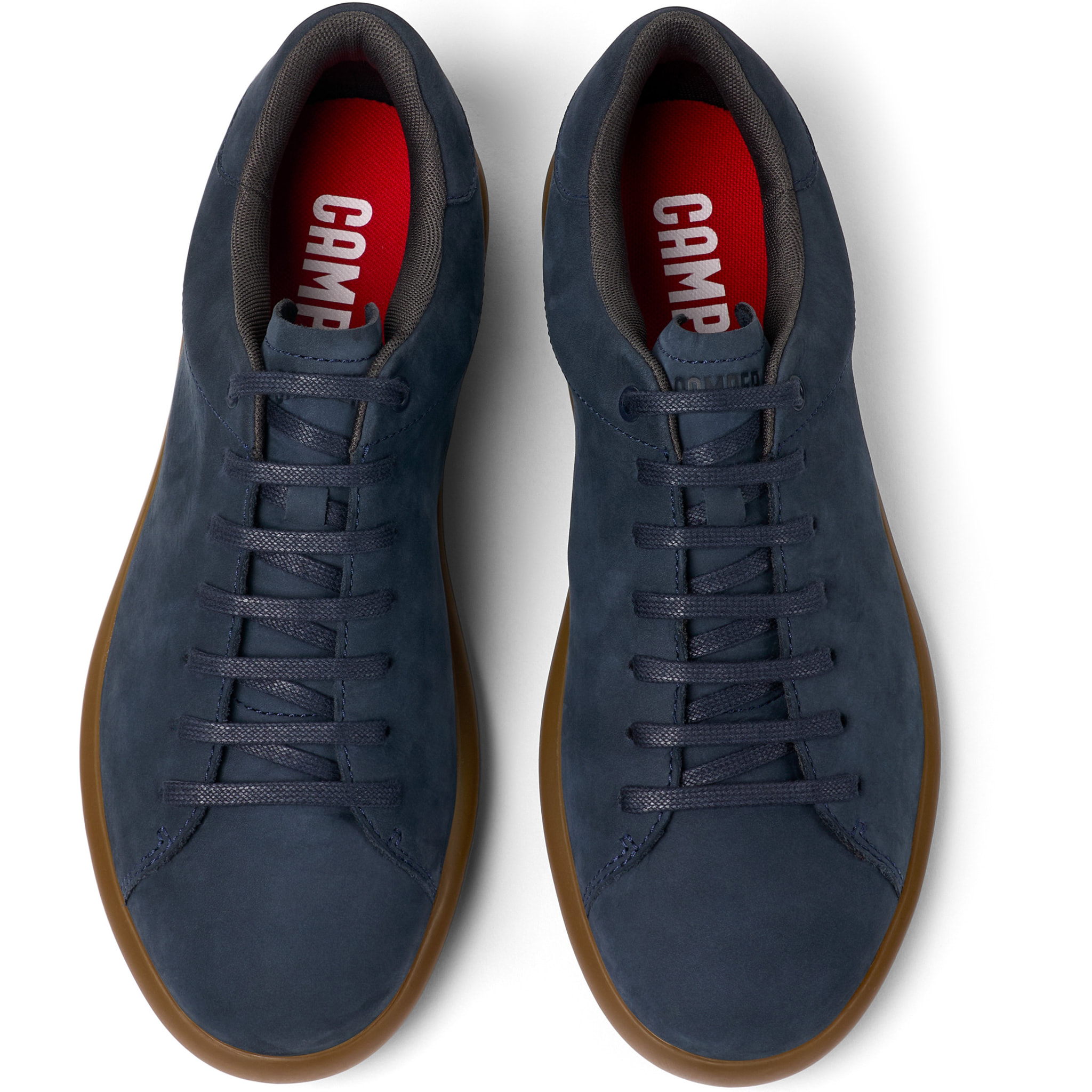 Zapatos de cordones - CAMPER Pelotas Soller - Azul - Cuero Nubuck