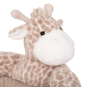 Fauteuil enfant girafe beige et blanc