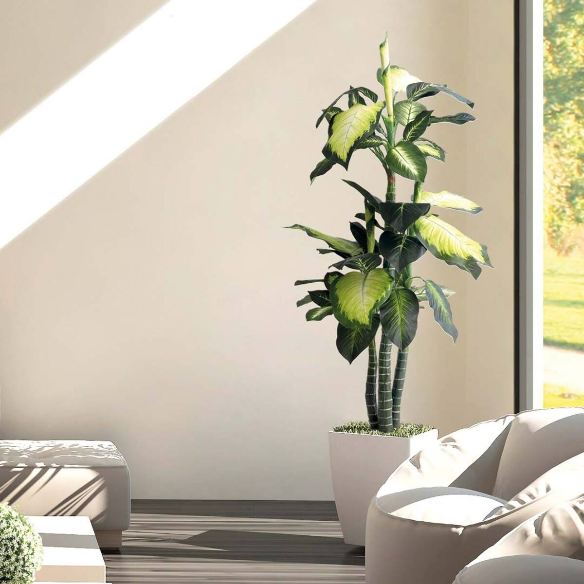 Planta Artificial Pata De Elefante 150 Cm