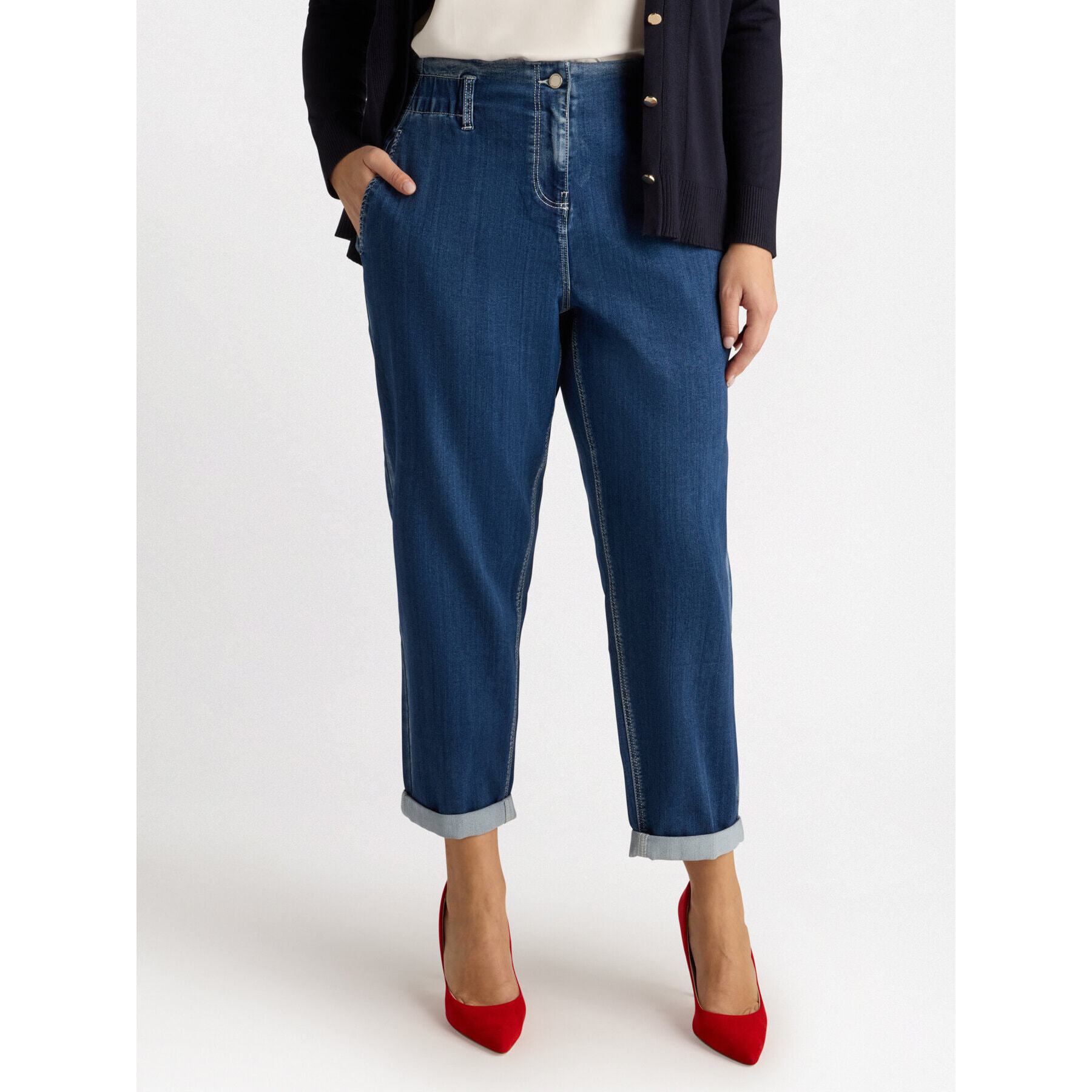 Fiorella Rubino - Jeans balloon - Blu