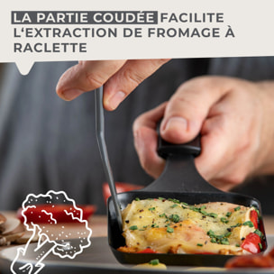 Lot de 4 spatules à raclette 16 cm Fackelmann