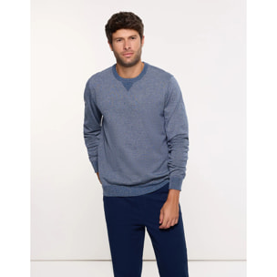 Jersey Manga Larga Azul Marino - Reton