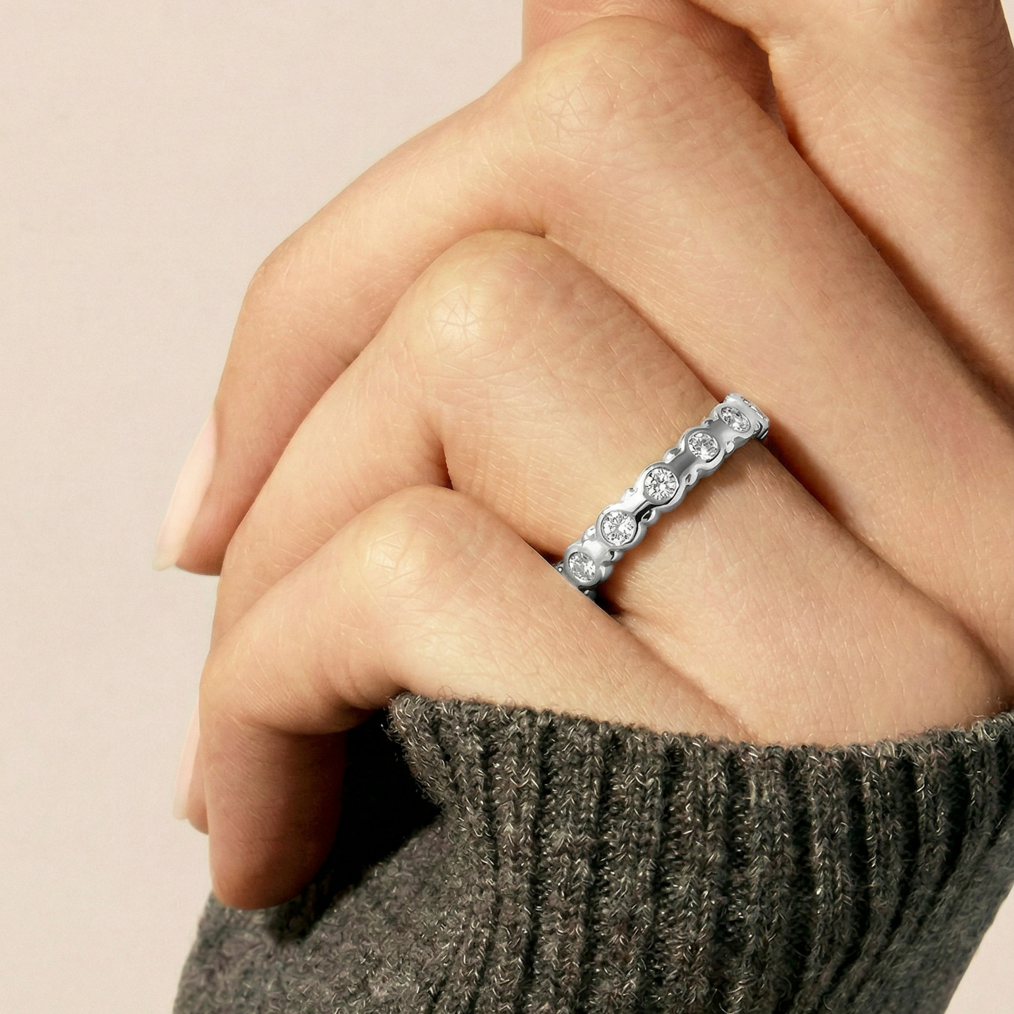 Anillo Navi acabado plata