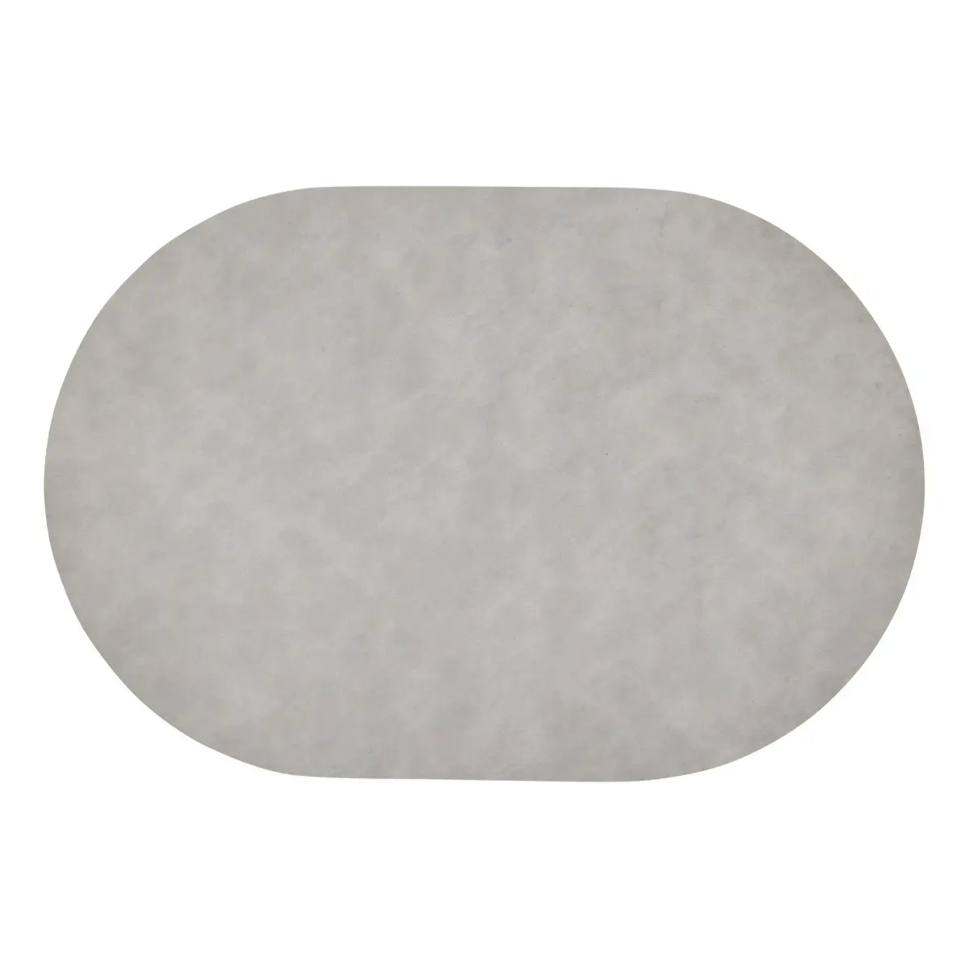 Set de table oval Kim 49x33cm gris