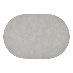 Set de table oval Kim 49x33cm gris