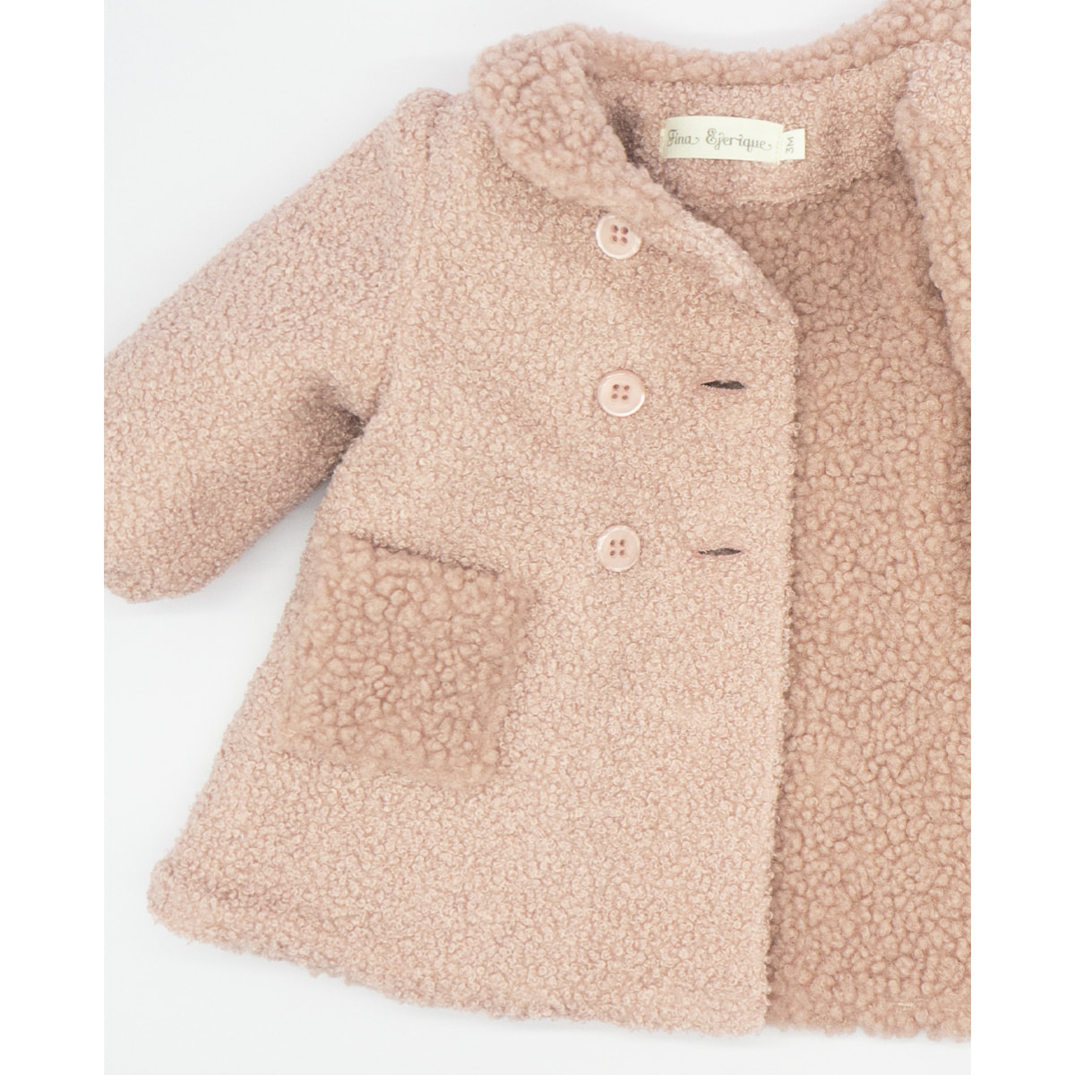 ABRIGO CARACOLILLO ROSA