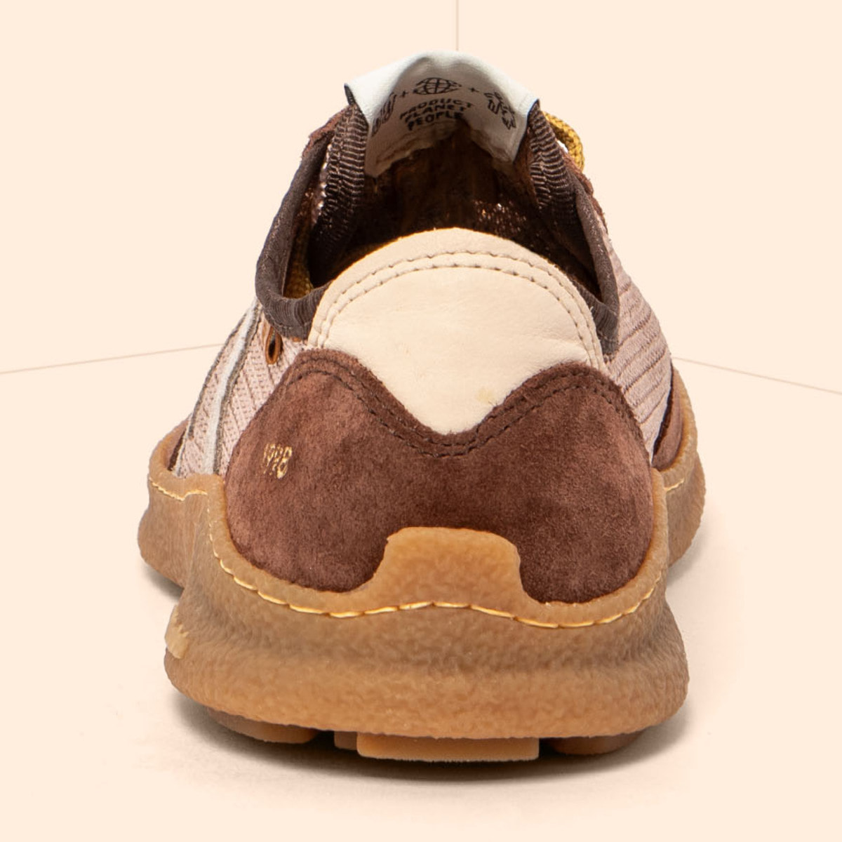Zapatos N5435C MULTI MATERIAL CHOCOLATE/OROEL color Chocolate