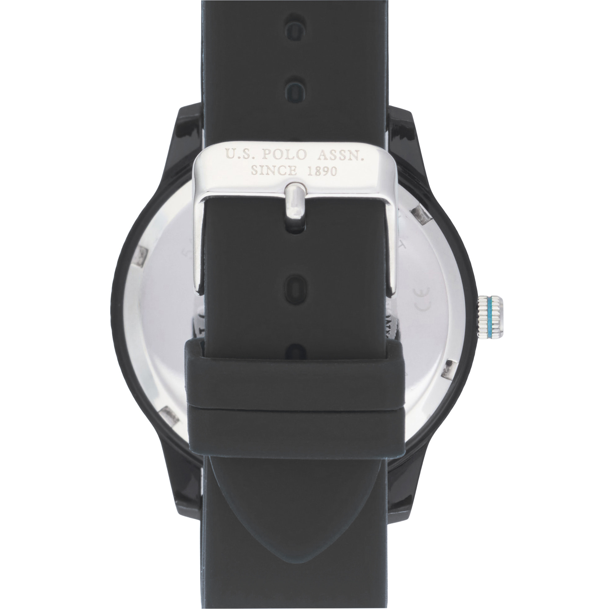 Orologio U.S. Polo Assn. In silicone nero