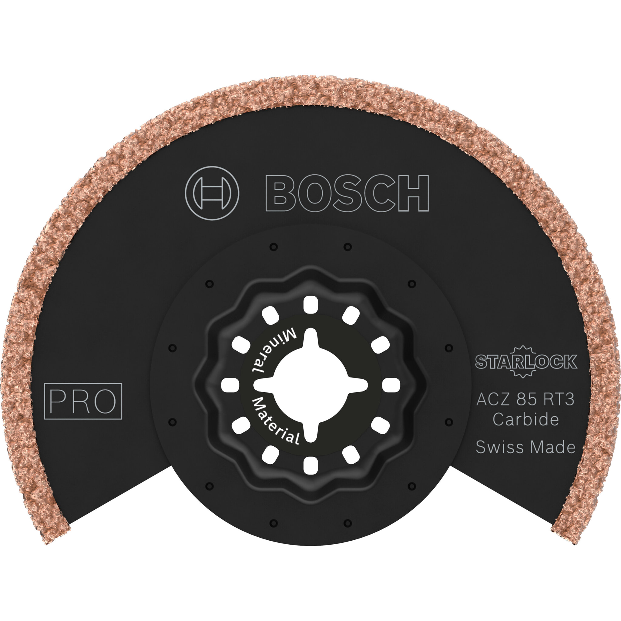 Lame de coupe segmentée à concrétion carbure Starlock PRO ACZ 85 RT3 - Grain 30, Ø 85 mm - BOSCH - 2608669120