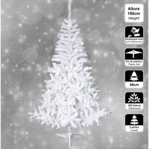 Elegante abeto blanco 150 cm