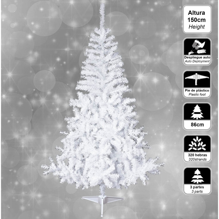 Elegante abeto blanco 150 cm