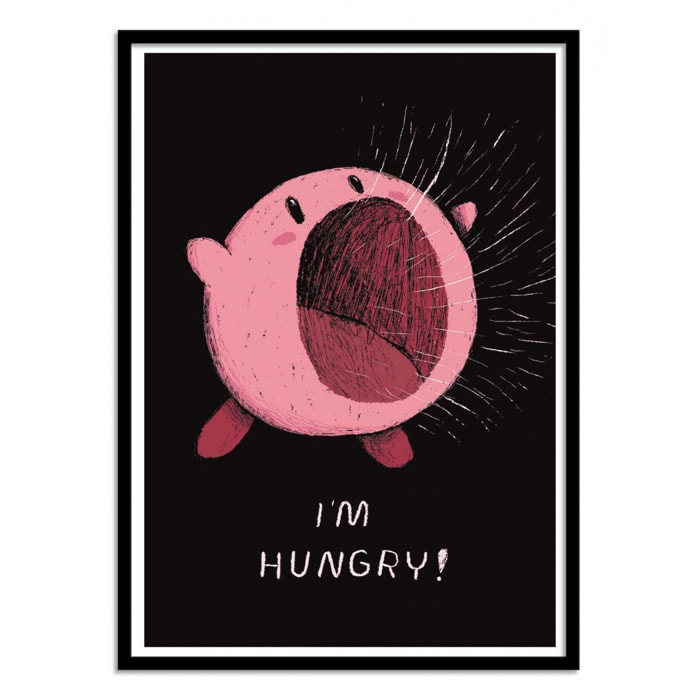 Art-Poster - Kirby is hungry - Louis Roskosch - 50 x 70 cm