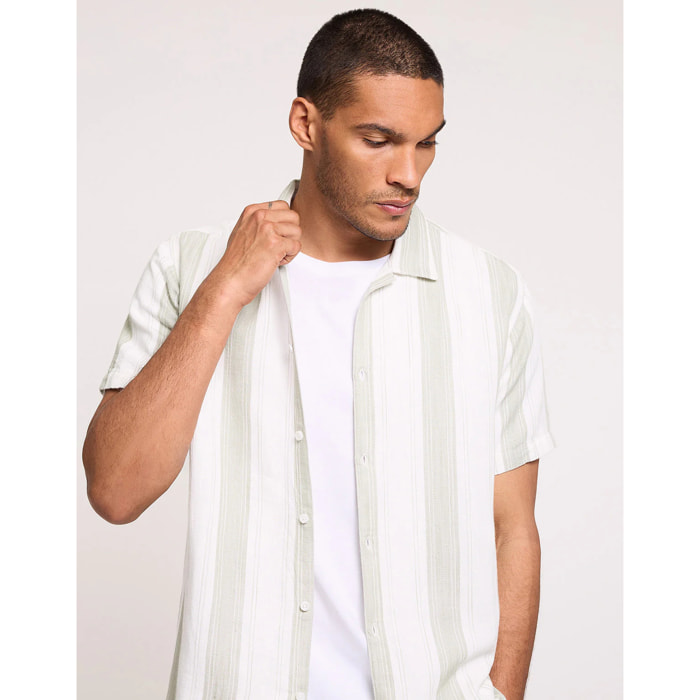 Camisa Manga Corta Caqui - Isino