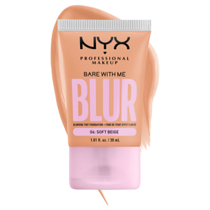 NYX Professional Makeup Fond de teint effet flouté Bare With Me Blur Soft Beige