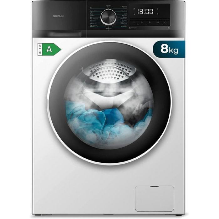 Cecotec Lave-linge Bolero DressCode 8500 Inverter A