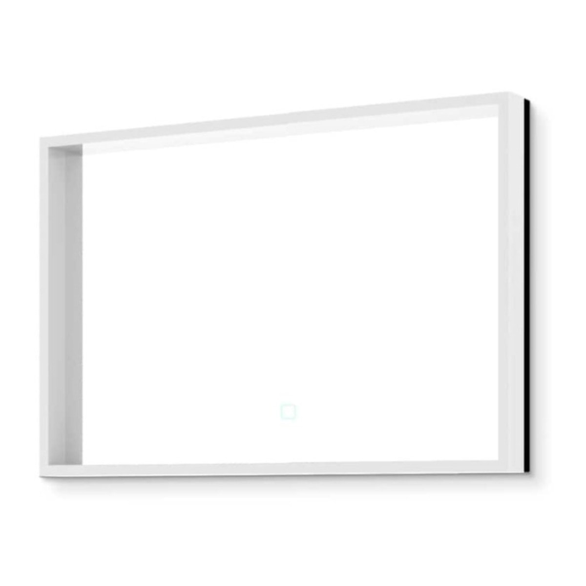Vision 80x60 cm miroir rectangulaire avec éclairage LED 3 couleurs et capteur, transparent (SATZVIOBLED6080)