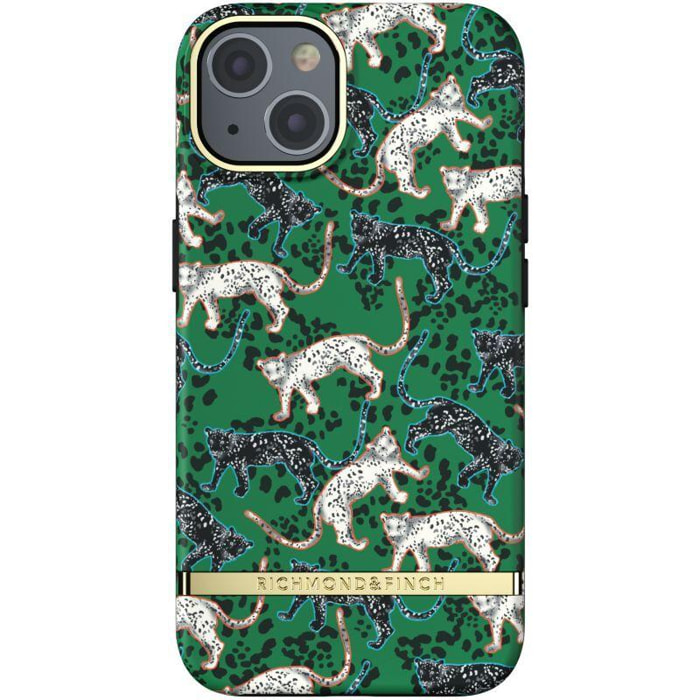 Coque RICHMOND & FINCH iPhone 13 Leopard vert