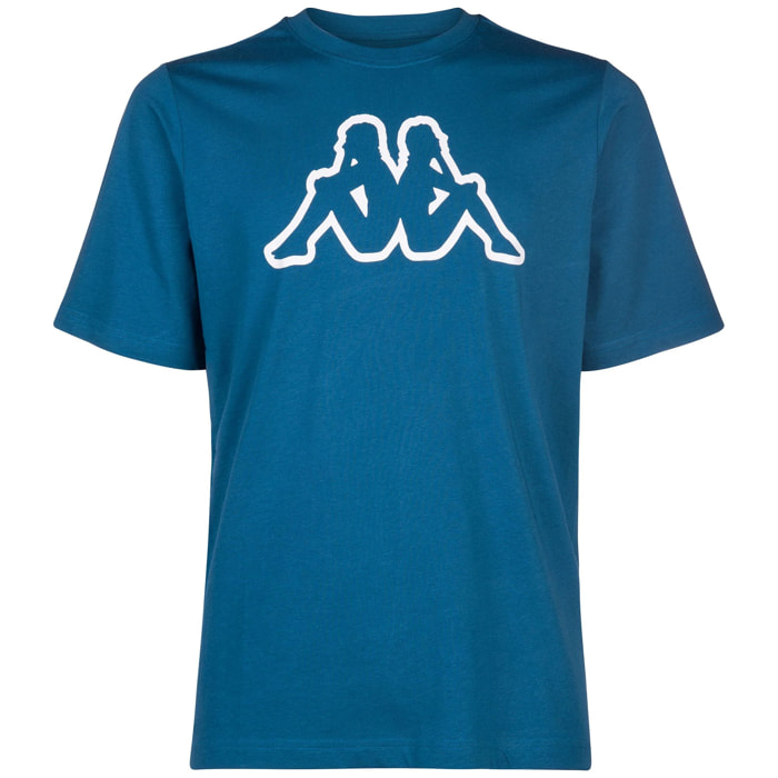 Kappa - T-Shirts & Top Uomo Blu - Logo Amberis Dk