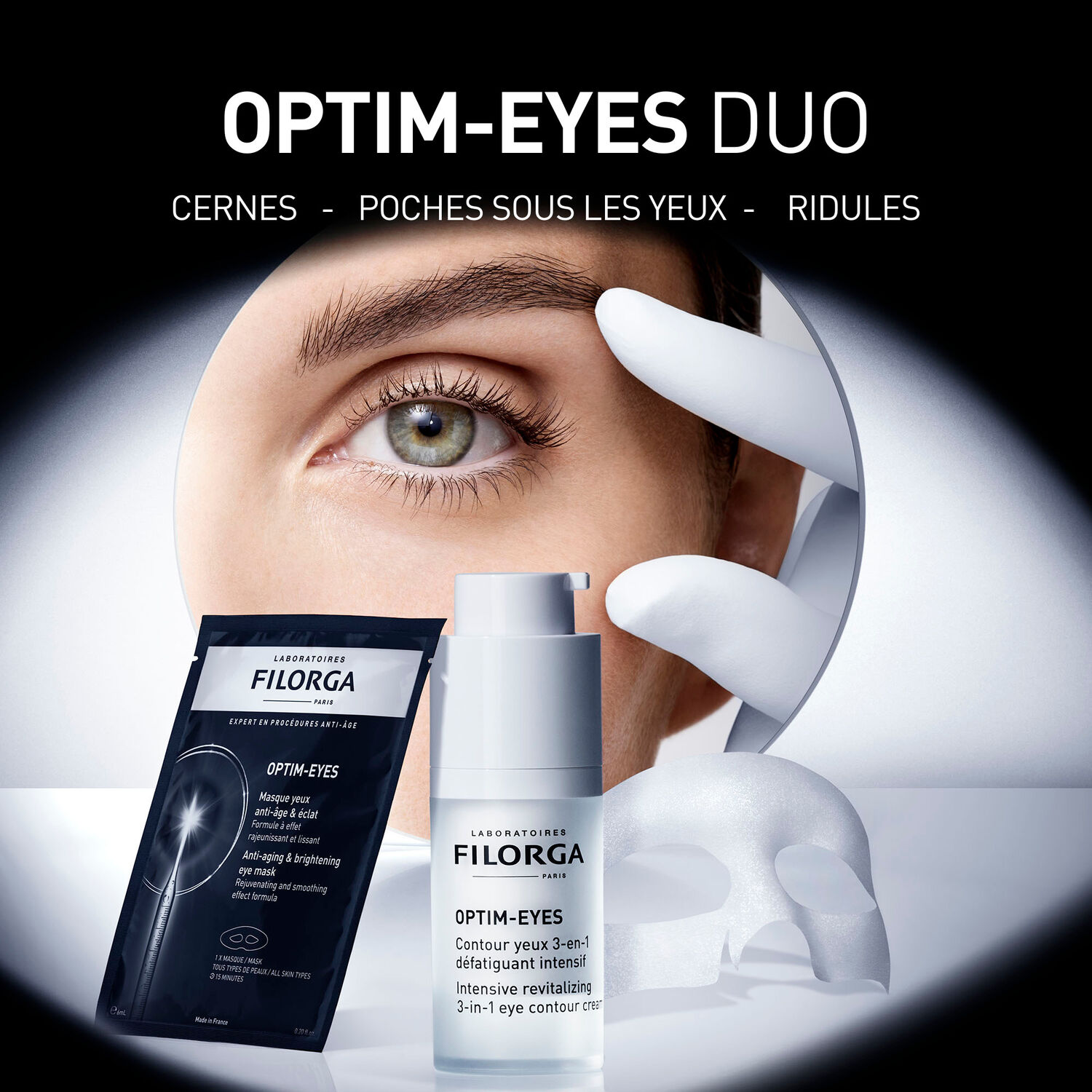 Optim-Eyes - Masque yeux anti-âge & éclat 6ml