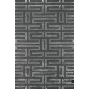 Tapis salon et chambre tissé motif géométrique NINO