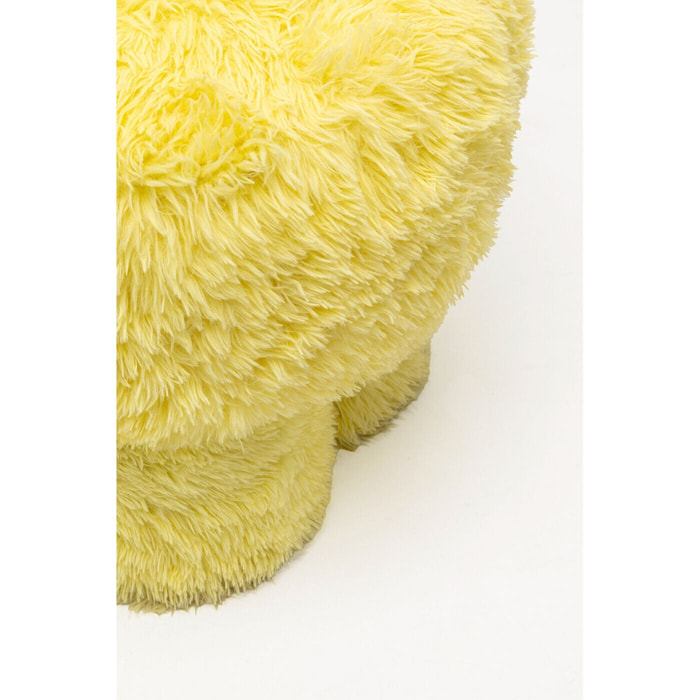 Tabouret Softy 49cm jaune Kare Design