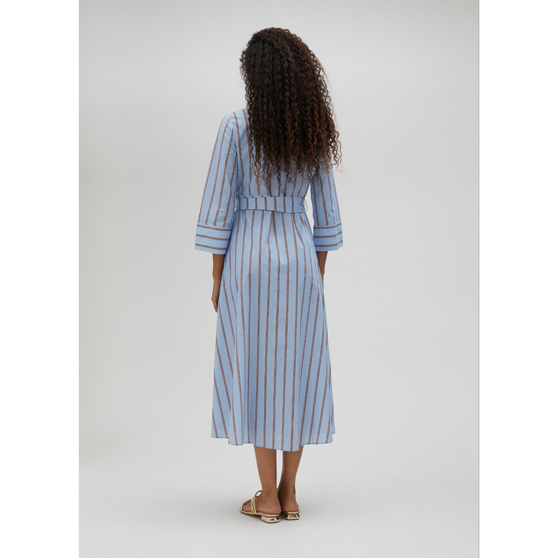 Vestito lungo a righe