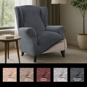 Funda TERCIOPELO ANTIMANCHAS Multi elástica para OREJERO modelo VERONICA