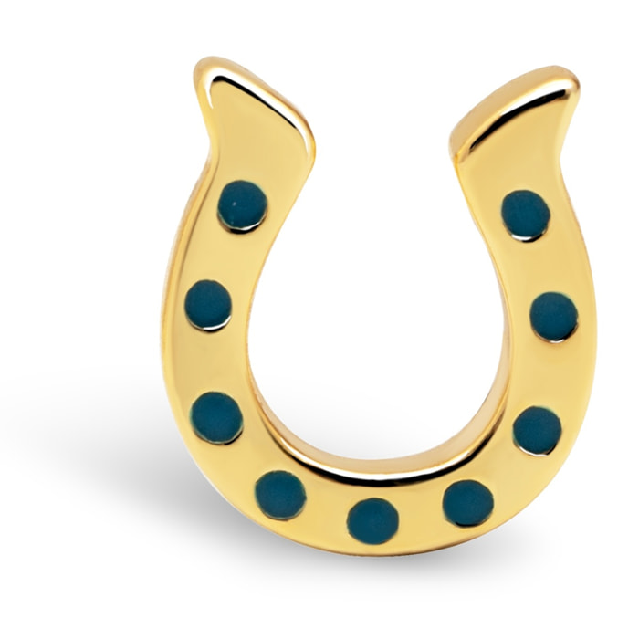 Orecchino Horseshoe Placcato Oro