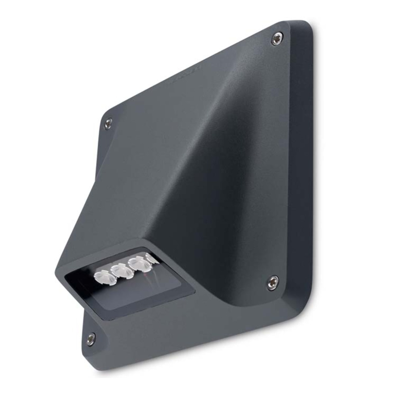 LEDS C4 Baliza IP66-IP67 Rexel 4 LEDS LED 6.1 Blanco cálido - 3000K ON-OFF Gris urbano 412lm