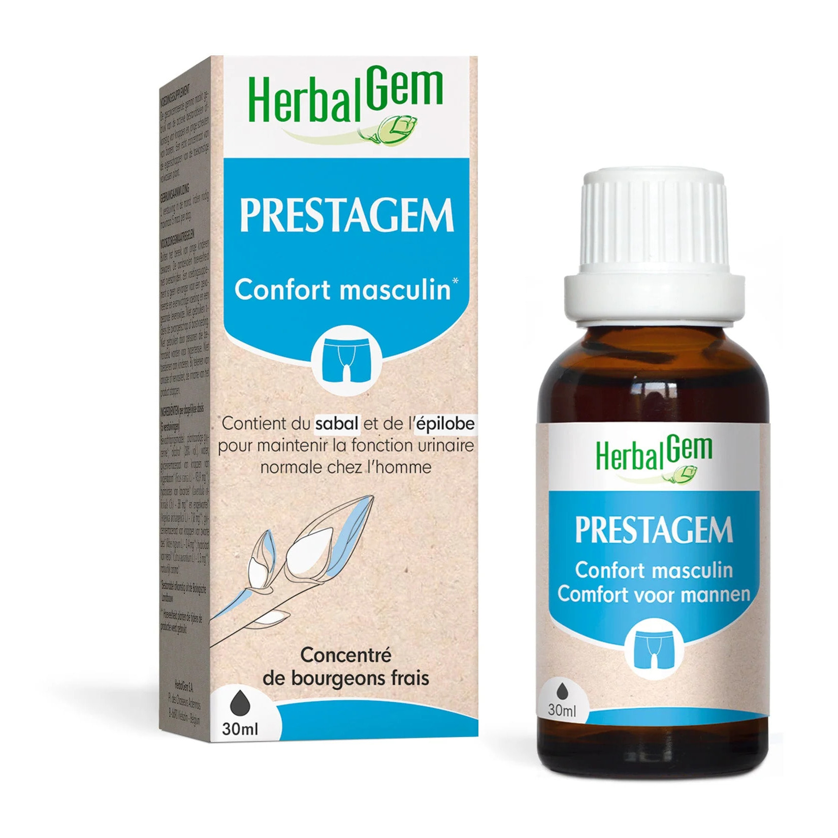 Herbalgem- PrestaGem - confort masculin - 30 ml